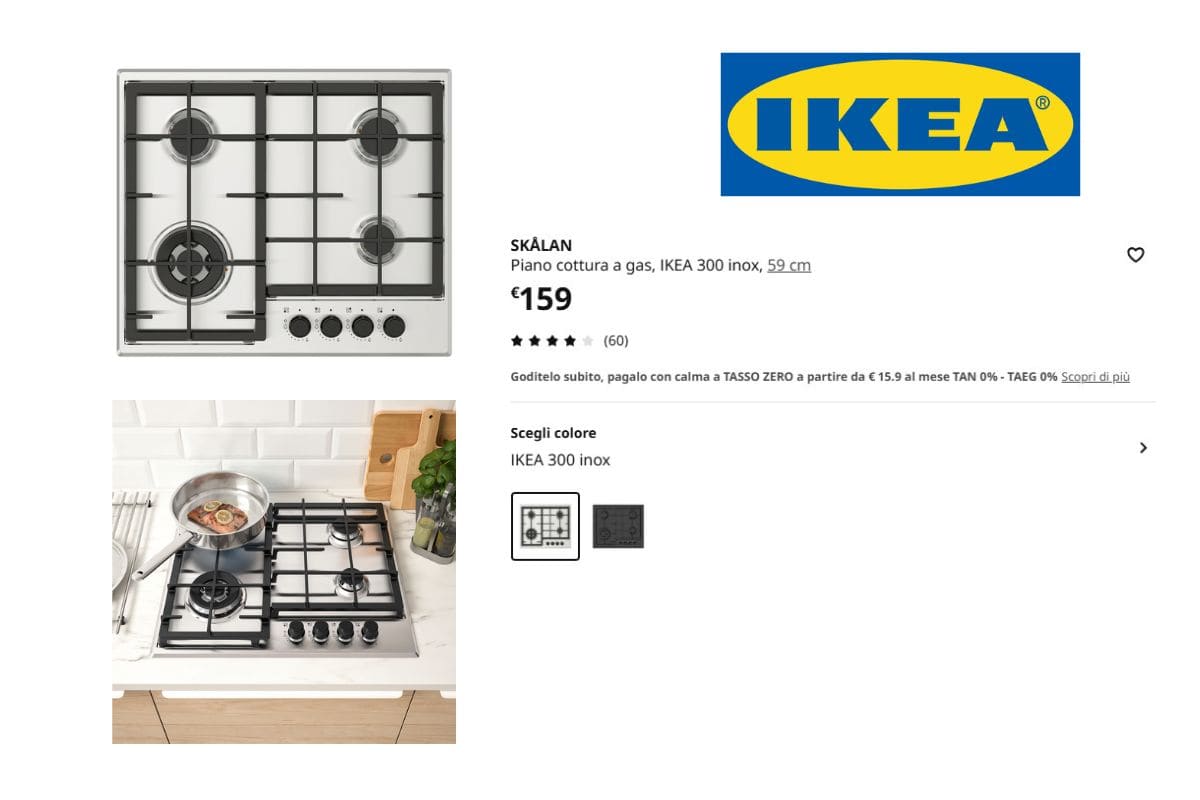 screen sito ikea piano cottura Skalan