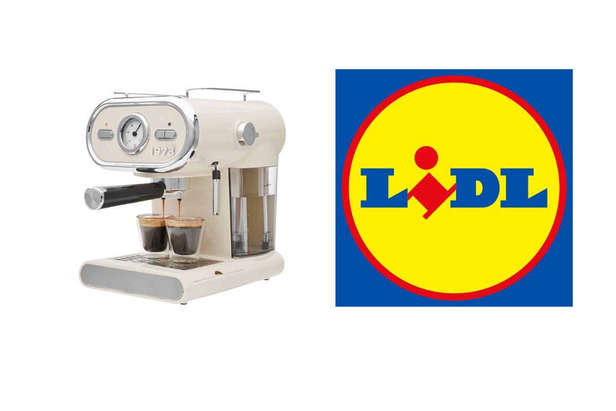 screen sito lidl macchina espresso e logo lidl