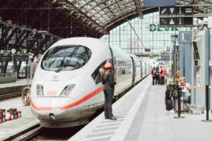 treno, stazione, lavoratore