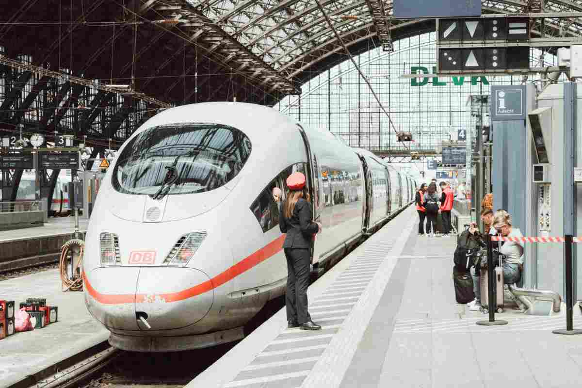 treno, stazione, lavoratore